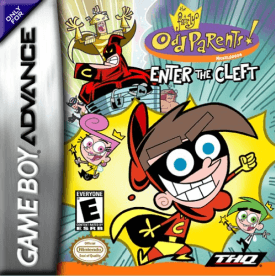 Fairly Odd Parents Enter the Cleft box art for GameBoy Advance